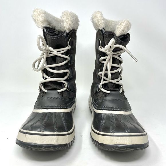 SOREL Grey Caribou Snow Boots Size 7/38.5 - Picture 3 of 9